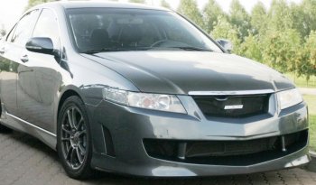 8 399 р. Бампер передний Mugen Style Acura TSX CL9 седан (2003-2008) (Неокрашенный)  с доставкой в г. Королёв. Увеличить фотографию 2