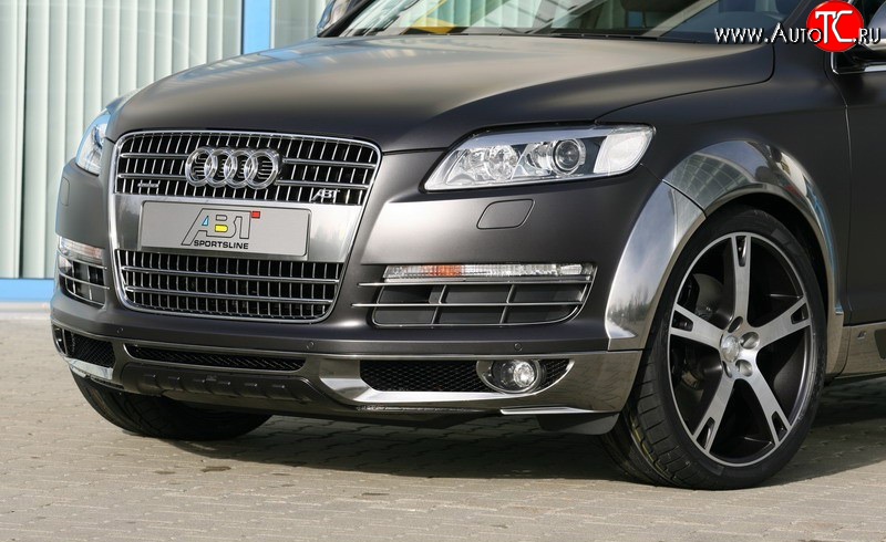 15 799 р. Накладка переднего бампера ABT Audi Q7 4L дорестайлинг (2005-2009)  с доставкой в г. Королёв