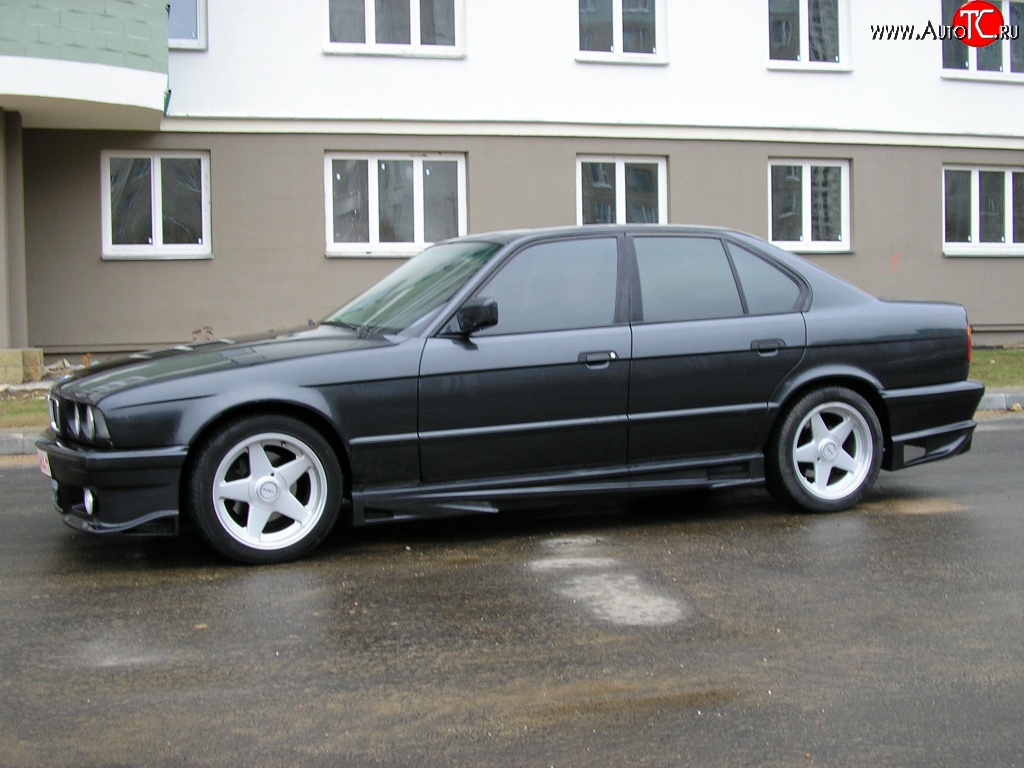 4 499 р. Пороги накладки Devil BMW 5 серия E34 седан дорестайлинг (1988-1994)  с доставкой в г. Королёв