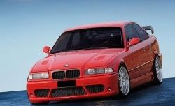 3 999 р. Передний бампер Lumma style BMW 3 серия E36 седан (1990-2000) (Неокрашенный)  с доставкой в г. Королёв. Увеличить фотографию 2