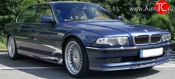 4 399 р. Накладка Alpine на передний бампер BMW 7 серия E38 дорестайлинг, седан (1994-1998)  с доставкой в г. Королёв