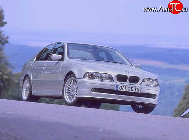 4 399 р. Накладка Alpine на передний бампер BMW 5 серия E39 седан рестайлинг (2000-2003)  с доставкой в г. Королёв