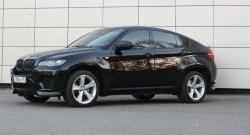 4 749 р. Накладки Global-Tuning на передний бампер автомобиля BMW X6 E71 дорестайлинг (2008-2012) (Неокрашенная)  с доставкой в г. Королёв. Увеличить фотографию 10