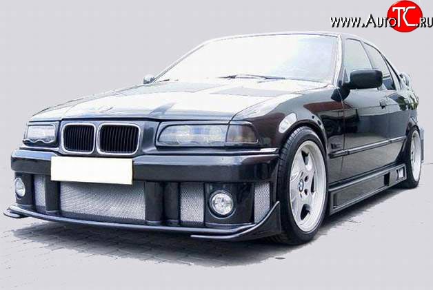 7 299 р. передний бампер CarZone-CONCEPT BMW 3 серия E36 седан (1990-2000)  с доставкой в г. Королёв