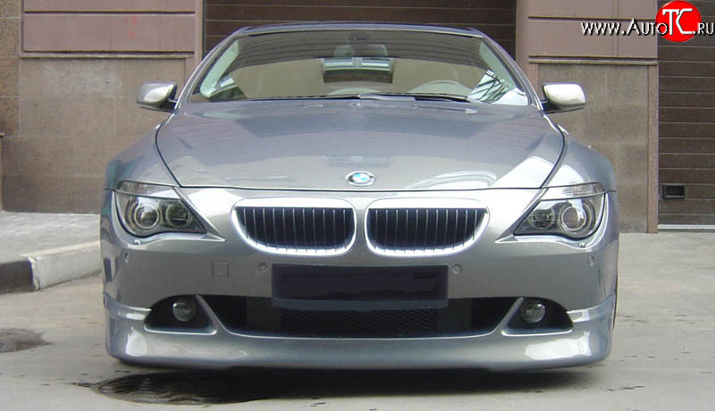 11 099 р. Накладка на передний бампер BMW 6 серия E63 дорестайлинг, купе (2003-2007) (Неокрашенная)  с доставкой в г. Королёв