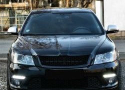 859 р. Реснички на фары СТ Skoda Octavia A5 рестайлинг универсал (2008-2013) (Неокрашенные)  с доставкой в г. Королёв. Увеличить фотографию 3