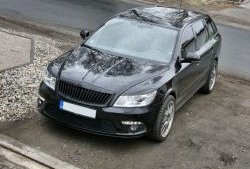 859 р. Реснички на фары СТ Skoda Octavia A5 рестайлинг универсал (2008-2013) (Неокрашенные)  с доставкой в г. Королёв. Увеличить фотографию 4