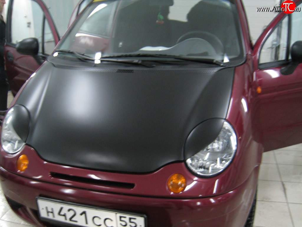 759 р. Реснички Devil Style Daewoo Matiz M100 дорестайлинг (1998-2000) (Неокрашенные)  с доставкой в г. Королёв