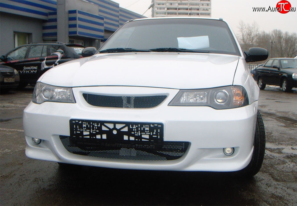 6 649 р. Передний бампер GT Dynamics Daewoo Nexia рестайлинг (2008-2015) (Неокрашенный)  с доставкой в г. Королёв