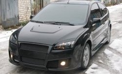 14 299 р. Капот Bomb-Style Ford Focus 2  седан дорестайлинг (2004-2008) (Неокрашенный)  с доставкой в г. Королёв. Увеличить фотографию 3