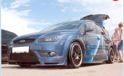 4 999 р. Накладка переднего бампера ST Sport  Ford Focus  2 (2004-2008)  седан дорестайлинг, хэтчбэк 3 дв. дорестайлинг, хэтчбэк 5 дв. дорестайлинг (Неокрашенная)  с доставкой в г. Королёв. Увеличить фотографию 2