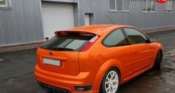 5 999 р. Накладка заднего бампера ST Sport  Ford Focus  2 (2004-2008) хэтчбэк 3 дв. дорестайлинг, хэтчбэк 5 дв. дорестайлинг (Неокрашенный)  с доставкой в г. Королёв. Увеличить фотографию 6