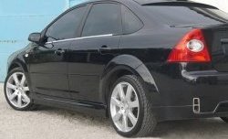 4 649 р. Пороги накладки ICС Ford Focus 2 универсал рестайлинг (2007-2011) (Неокрашенные)  с доставкой в г. Королёв. Увеличить фотографию 5