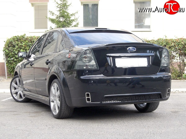 14 299 р. Задний бампер Concept  Ford Focus  2 (2004-2011)  седан дорестайлинг, седан рестайлинг (Неокрашенный)  с доставкой в г. Королёв