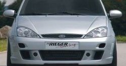 8 899 р. Передний бампер Rieger Ford Focus 1 седан дорестайлинг (1998-2002)  с доставкой в г. Королёв. Увеличить фотографию 2