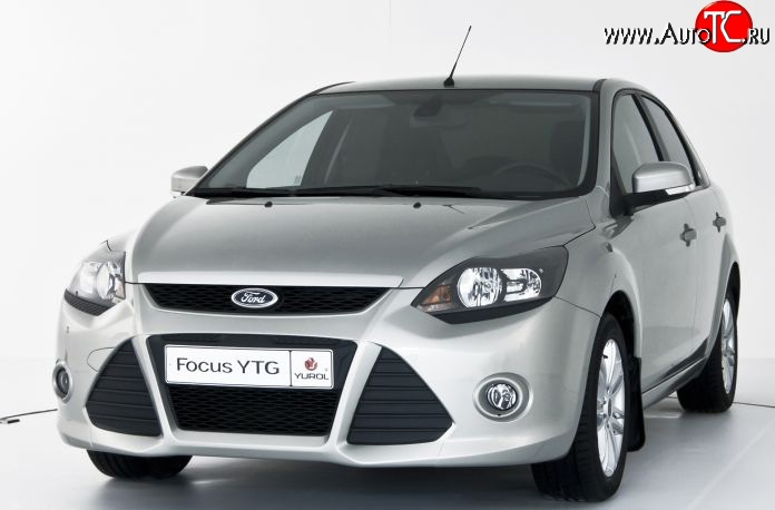 5 699 р. Передний бампер YTR Ford Focus 2 седан рестайлинг (2007-2011) (Неокрашенный)  с доставкой в г. Королёв