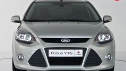 5 699 р. Передний бампер YTR Ford Focus 2 седан рестайлинг (2007-2011) (Неокрашенный)  с доставкой в г. Королёв. Увеличить фотографию 2