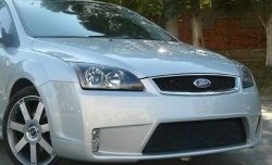 14 299 р. Передний бампер Concept  Ford Focus  2 (2004-2008)  седан дорестайлинг, универсал дорестайлинг, хэтчбэк 3 дв. дорестайлинг, хэтчбэк 5 дв. дорестайлинг (Неокрашенный)  с доставкой в г. Королёв. Увеличить фотографию 6