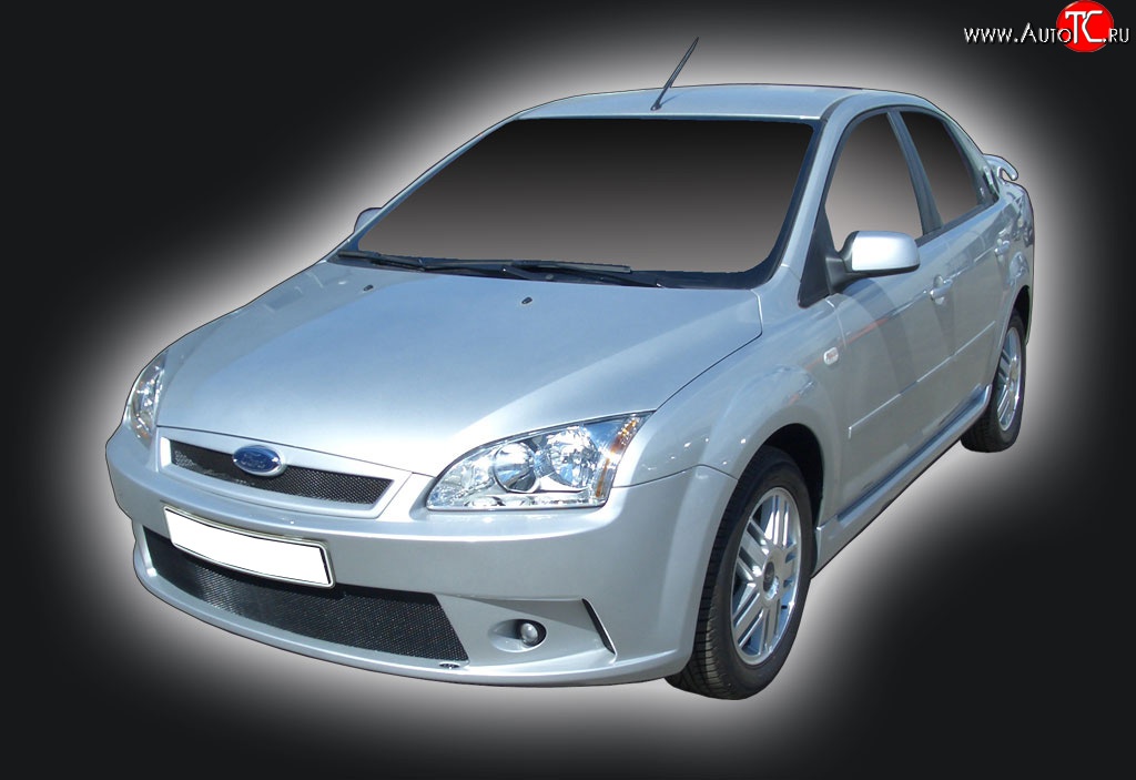 2 549 р. Решётка радиатора GT Dynamics Ford Focus 2 универсал дорестайлинг (2004-2008) (Неокрашенная)  с доставкой в г. Королёв