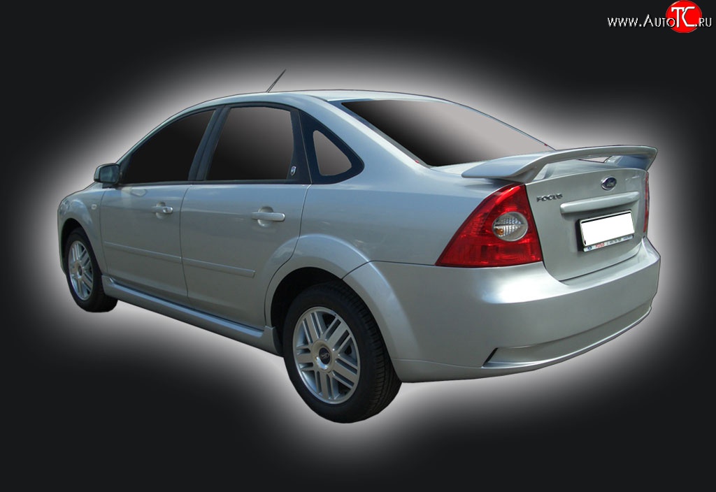 5 799 р. Спойлер GT Dynamics Ford Focus 2 седан рестайлинг (2007-2011) (Неокрашенный)  с доставкой в г. Королёв