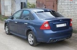 8 349 р. Пороги накладки M-VRS Ford Focus 2 хэтчбэк 5 дв. дорестайлинг (2004-2008) (Неокрашенные)  с доставкой в г. Королёв. Увеличить фотографию 3