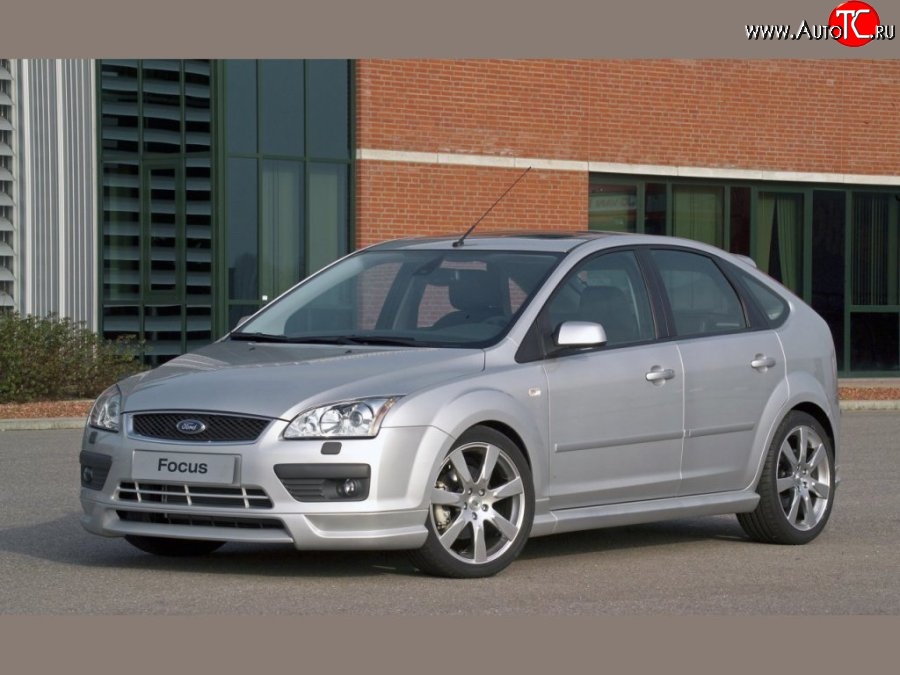 5 849 р. Пороги накладки MS Ford Focus 2 универсал рестайлинг (2007-2011) (Неокрашенные)  с доставкой в г. Королёв