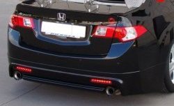 9 399 р. Юбка заднего бампера MUGEN  Honda Accord  CU (2008-2011) седан дорестайлинг (Неокрашенная)  с доставкой в г. Королёв. Увеличить фотографию 2