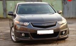 Вставка в оригинальную решетку радиатора MUGEN (дорестайлинг) Honda (Хонда) Accord (Аккорд)  CU (2008-2011) CU седан дорестайлинг