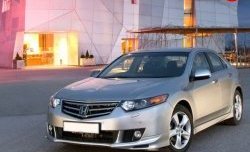 Накладка переднего бампера Type-S Honda (Хонда) Accord (Аккорд)  CU (2008-2011) CU седан дорестайлинг