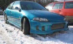 8 899 р. Передний бампер R-Style Honda Civic EG седан (1992-1995)  с доставкой в г. Королёв. Увеличить фотографию 2