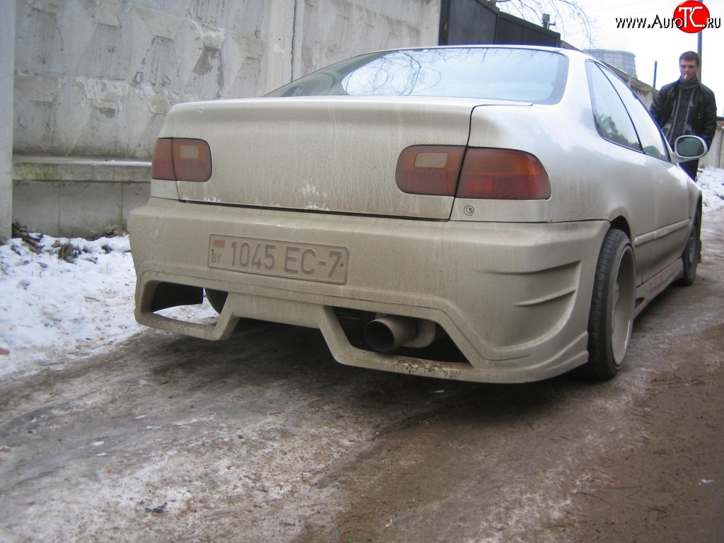 8 899 р. Задний бампер Racing Honda Civic EG седан (1992-1995)  с доставкой в г. Королёв