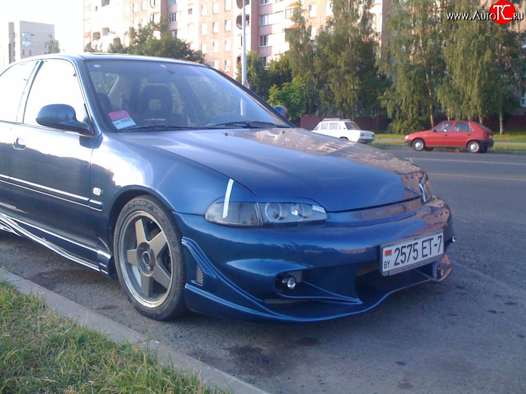 7 299 р. Передний бампер VeilSide Honda Civic EG седан (1992-1995)  с доставкой в г. Королёв