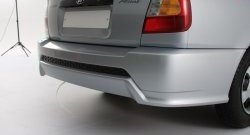 5 099 р. Задний бампер Классик Hyundai Accent седан ТагАЗ (2001-2012) (Неокрашенный)  с доставкой в г. Королёв. Увеличить фотографию 2