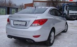 1 799 р. Плавники на крышу Sport Hyundai Solaris RBr седан дорестайлинг (2010-2014) (Неокрашенный)  с доставкой в г. Королёв. Увеличить фотографию 2