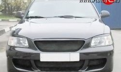 4 699 р. Передний бампер ATH-classic Hyundai Accent седан ТагАЗ (2001-2012) (Неокрашенный)  с доставкой в г. Королёв. Увеличить фотографию 3