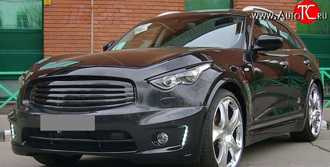 15 999 р. Решётка радиатора Style INFINITI FX50 S51 дорестайлинг (2008-2011) (Неокрашенная)  с доставкой в г. Королёв