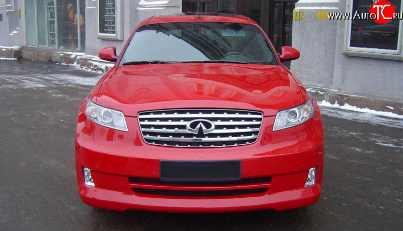 10 999 р. Радиаторная решётка AERO INFINITI FX35 S50 дорестайлинг (2002-2005) (Неокрашенная)  с доставкой в г. Королёв