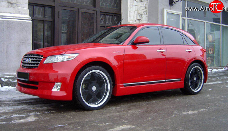 21 099 р. Передние крылья AERO INFINITI FX35 S50 дорестайлинг (2002-2005) (Неокрашенные)  с доставкой в г. Королёв