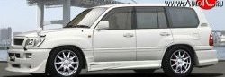 18 449 р. Пороги накладки JAOS Style Lexus LX470 J100 дорестайлинг (1998-2002) (Неокрашенные)  с доставкой в г. Королёв. Увеличить фотографию 2