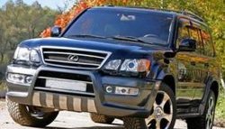 18 449 р. Передний бампер Red Aleti Lexus LX470 J100 дорестайлинг (1998-2002) (Неокрашенный)  с доставкой в г. Королёв. Увеличить фотографию 2