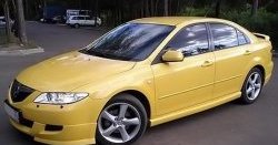 7 349 р. Накладка переднего бампера AERO Mazda 6 GG седан дорестайлинг (2002-2005) (Неокрашенная)  с доставкой в г. Королёв. Увеличить фотографию 2