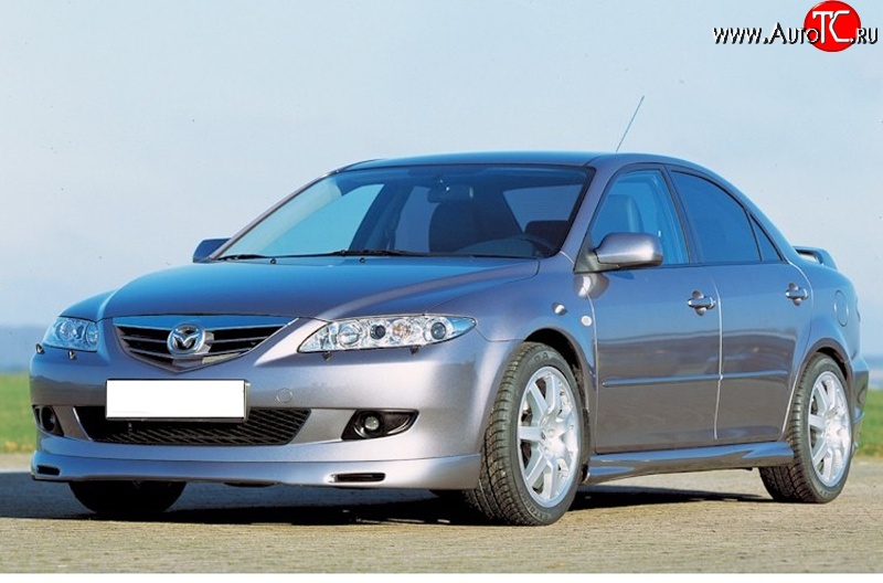 9 499 р. Накладка переднего бампера ATH Mazda 6 GG седан дорестайлинг (2002-2005)  с доставкой в г. Королёв