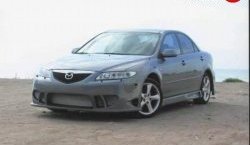 8 449 р. Передний бампер на Mazda 6 GG седан дорестайлинг (2002-2005)  с доставкой в г. Королёв. Увеличить фотографию 1