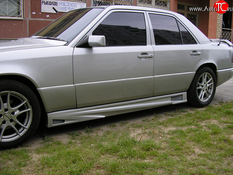 4 699 р. Пороги накладки Elegance Mercedes-Benz E-Class W124 седан дорестайлинг (1984-1993)  с доставкой в г. Королёв