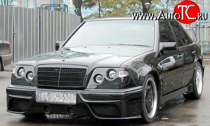 7 849 р. Накладка переднего бампера Storm Mercedes-Benz E-Class W124 седан дорестайлинг (1984-1993) (Неокрашенная)  с доставкой в г. Королёв