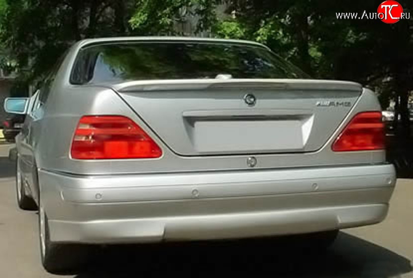 11 399 р. Накладка заднего бампера AMG Mercedes-Benz S class W140 Купе (1991-1998) (Неокрашенная)  с доставкой в г. Королёв