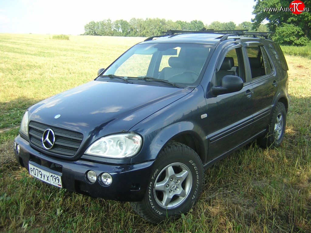 5 199 р. Передний бампер MT Mercedes-Benz ML class W163 дорестайлинг (1997-2001) (Неокрашенный)  с доставкой в г. Королёв