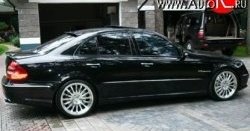 2 699 р. Козырёк AMG на заднее лобовое стекло автомобиля  Mercedes-Benz E-Class  W211 (2002-2009) дорестайлинг седан, рестайлинг седан (Неокрашенный)  с доставкой в г. Королёв. Увеличить фотографию 3