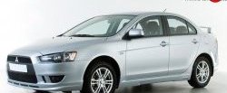 3 599 р. Накладка переднего бампера Elegance Mitsubishi Lancer 10 седан дорестайлинг (2007-2010) (Неокрашенная)  с доставкой в г. Королёв. Увеличить фотографию 4