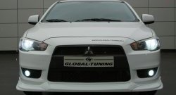 699 р. Реснички Mitsubishi Global-Tuning  Mitsubishi Lancer  10 CY (2007-2017) седан дорестайлинг, хэтчбэк дорестайлинг, седан рестайлинг, хэтчбек 5 дв рестайлинг (Неокрашенные)  с доставкой в г. Королёв. Увеличить фотографию 1